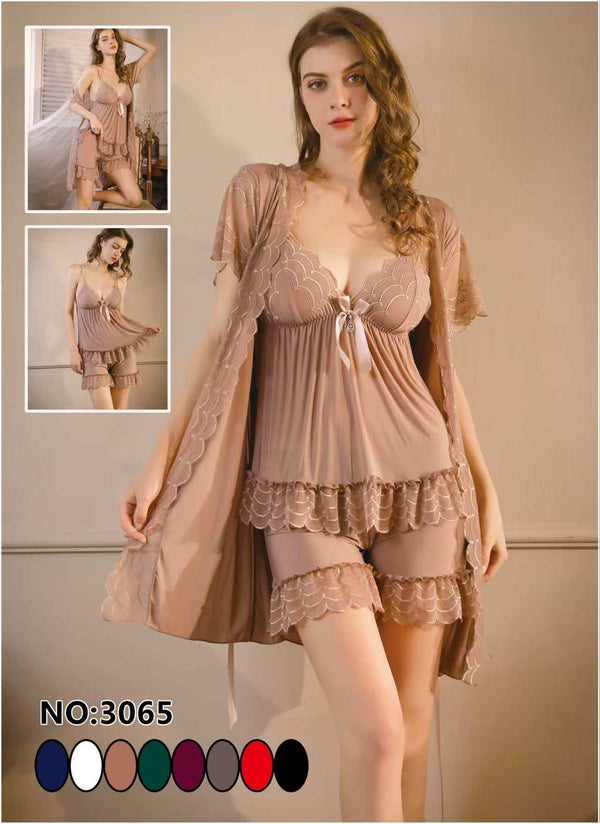 TEREA PREMIUM SILK NIGHTY V6 (34–36–38) – Luxury Feel, Elegant Look